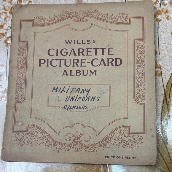 Other - Vintage Wills’s Cigarette Card Album – Military Uniforms Overseas (1930s)